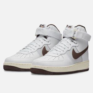 Men’s Nike Air Force 1 High '07 Vintage White/Brown, Size 14
